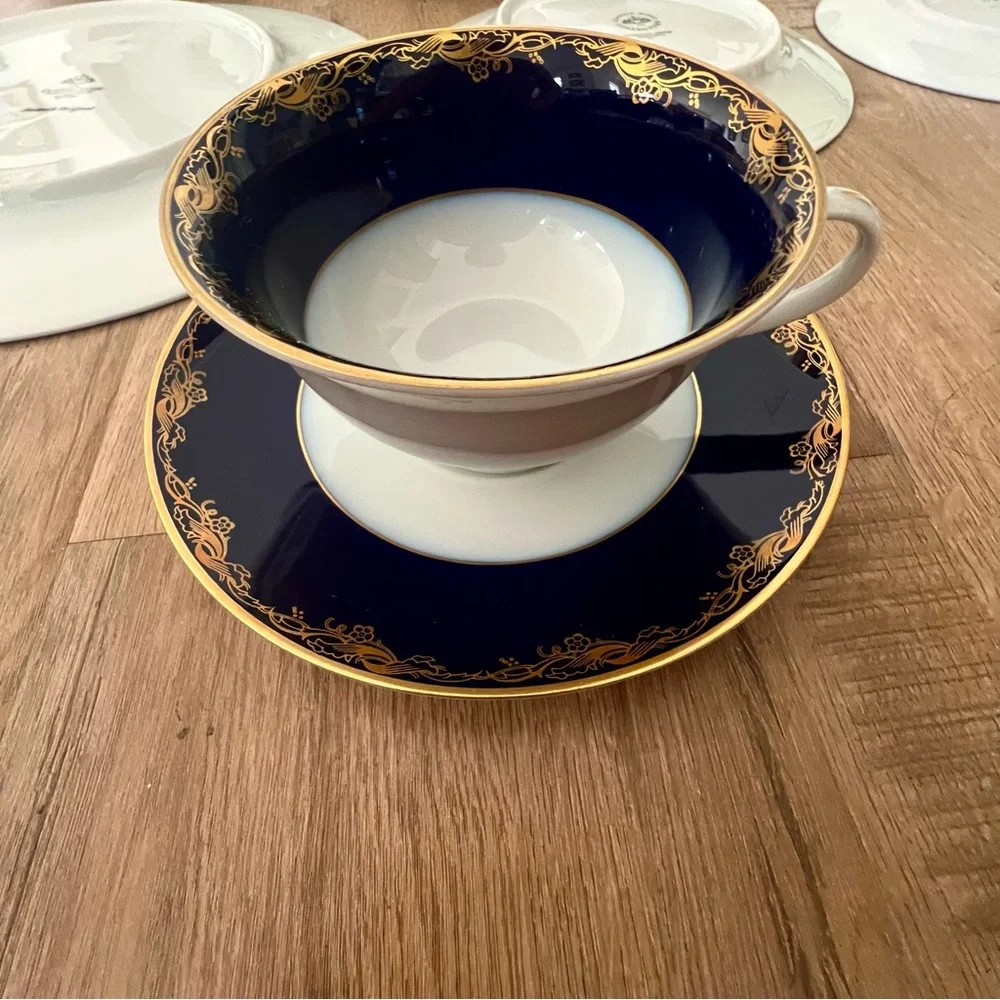 Vtg 52 Pcs 80s Rosenthal Frederick The‎ Great Porcelain Dinnerware Dinner Set
